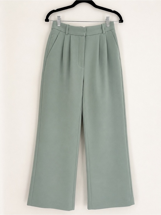 Abercrombie & Fitch Pants - Abercrombie & Fitch Curve Love Sage Wide Leg Trouser Pants Size 27